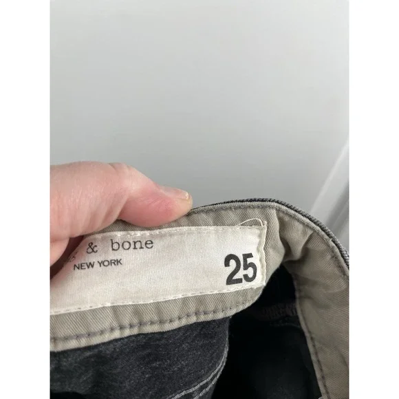 Rag & Bone Logan Wide Leg in Filmore With Holes REVOLVE SZ 25 - Picture 10 of 12